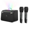 DIFFUSORE HOCO BS41 PLUS WIRELESS KARAOKE 20W (SUPPORTA TF, USB, AUX) CON 2 MICROFONI 